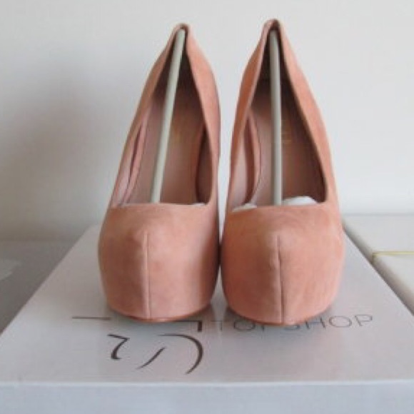 TOPSHOP :APRICOT “Sultry” Hidden Platform Heel NWT - Picture 3 of 5